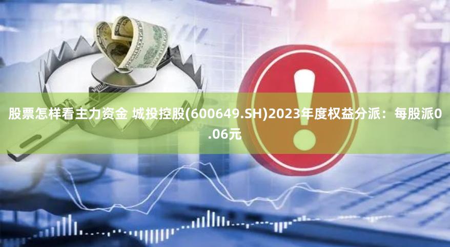 股票怎样看主力资金 城投控股(600649.SH)2023年度权益分派：每股派0.06元