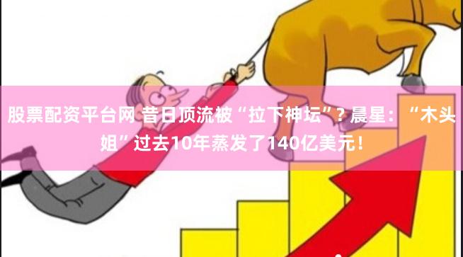 股票配资平台网 昔日顶流被“拉下神坛”? 晨星：“木头姐”过去10年蒸发了140亿美元！