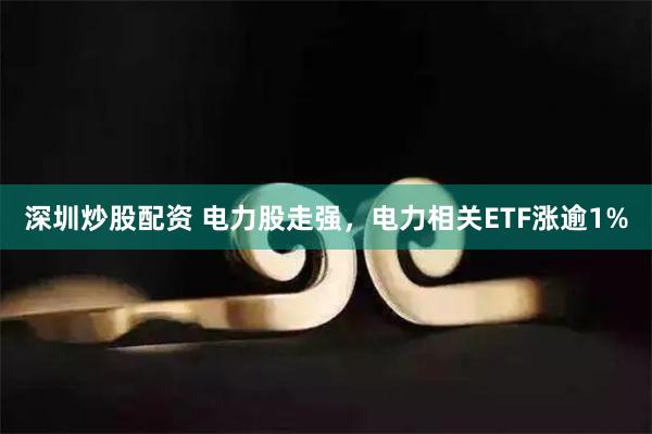 深圳炒股配资 电力股走强，电力相关ETF涨逾1%