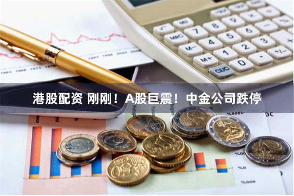 港股配资 刚刚！A股巨震！中金公司跌停